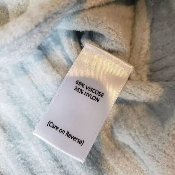 NEW JoosTricot Chenille Cheer Mini Skirt Light Blue Rhinestone S Terrycloth - Picture 5 of 10